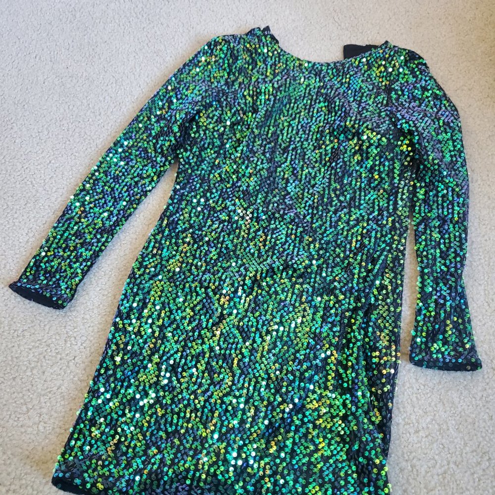 Parisian Sequin Dress - Mini Party Dress